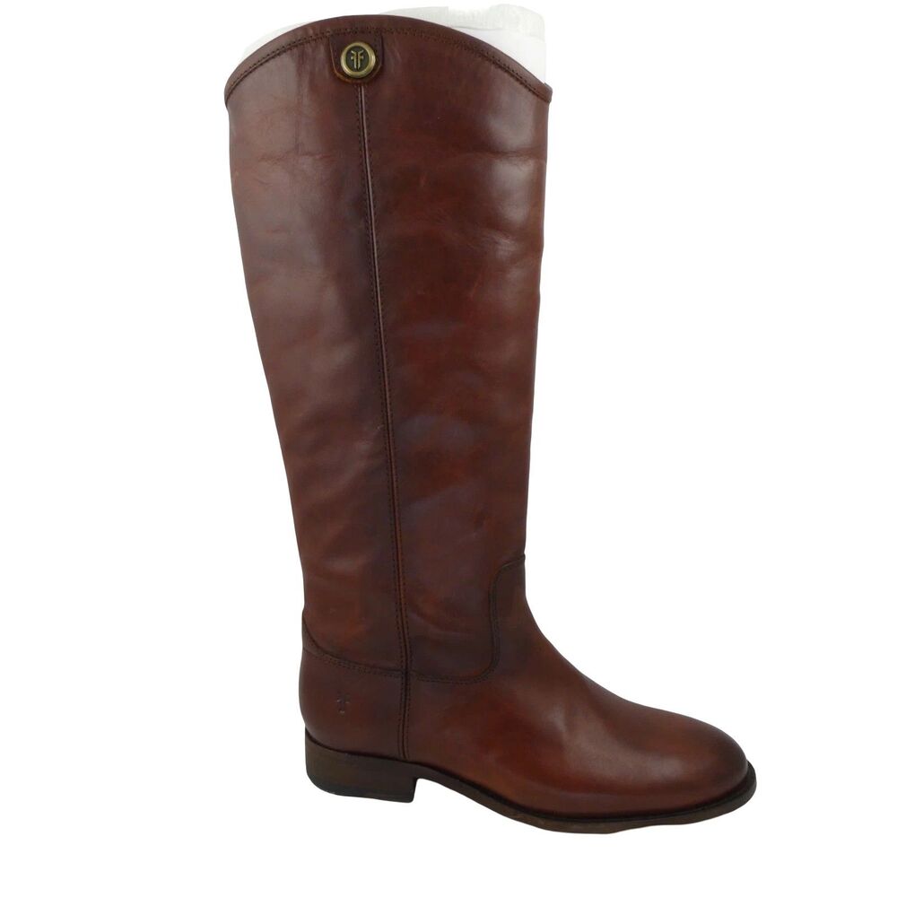 NWOB Frye Women's US:7 B Brown Leather Knee High Cowboy Fashion Boots
